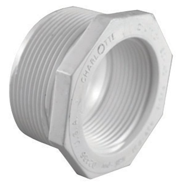 Charlotte Pipe And Foundry Charlotte Pipe Schedule 40 1-1/4 in. MPT X 1/2 in. D FPT PVC Reducing Bushing 1 pk PVC021122200 - main